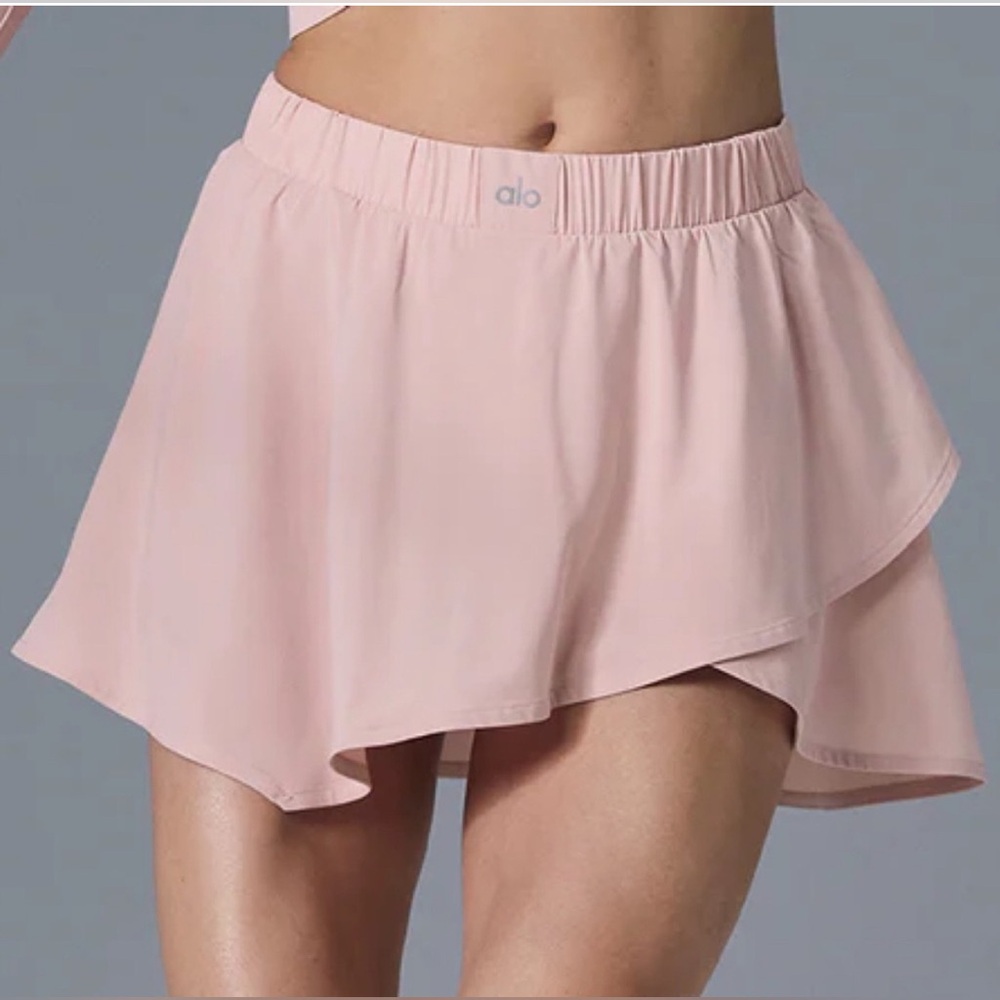 NWT Alo Yoga Freestyle Skirt Ballet Pink XS